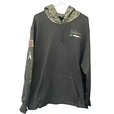 Nike Dri-Fit Miami Dolphins NFL Salute To Service Camo Hoodie Size XXL • $59.99