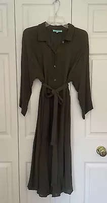 Melissa Odabash Tie Waist Shirtdress Size: XL • $59.99
