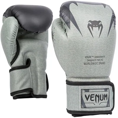 Venum Stone Hook And Loop Boxing Gloves - Mineral Green • $74.75