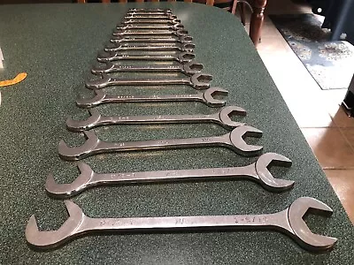 16 Piece MAC 4 Way Angled Wrench Set 3/8”- 1 5/16” • $425