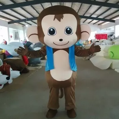 Monkey Mascot Costume Cosplay Party Dress Clothing Halloween Adults • $149.59