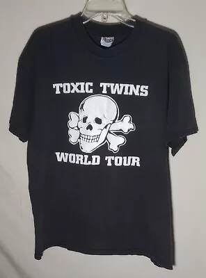 Vintage Aerosmith Toxic Twins Promo World Tour (XL) Black T-Shirt • $39.99