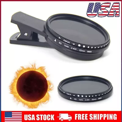 Universal Solar Eclipse Smartphone Lens With Clip Solar Filter For Smartphone US • $5.99