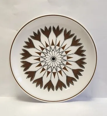 Vintage Mikasa Cera Stone  Compass Dinner Plate 10.5 Inches  • $12