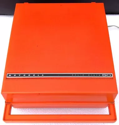 Vintage Motorola Record Player Solid State 50 In Orange - Works But Needs Repair • $50