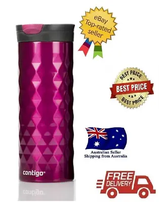 $24.99 • Buy Contigo SNAPSEAL Kenton Stainless Steel Vacuum Travel Mug Very Berry 591 ML 20oz