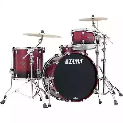Tama Starclassic Walnut/Birch 3pc Drum Set Molten Dark Raspberry Fade • $1699.99