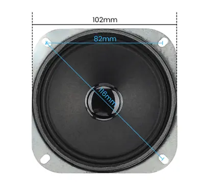 10W 4R Loud Speaker  -  10 Watt 4 Ohm  -  100mm / 4 Inch • £7.49