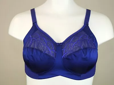 Elomi 4033 Cate Full Figure Soft Cup Unlined Wire Free Bra US Size 36 G • $32.99