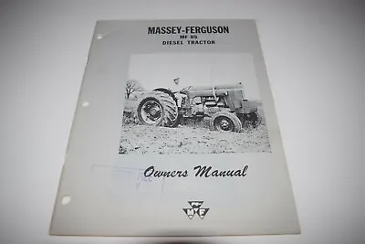 Massey Ferguson MF 85 Diesel Tractor Owner's Manual • $38