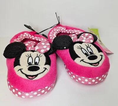 Disney Junior Minnie Toddler Girl Slipper Sz XL 11-12 New • $9.97