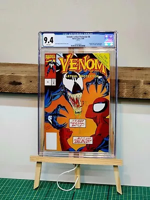 Venom: Lethal Protector # 6  CGC 9.4 NM Toy BIZ Action Figure Bonus Reprint.  • $73.59