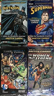 DC Superman: Legend Batman: Legend Women Of Legend New 52 Sealed Packs • $50