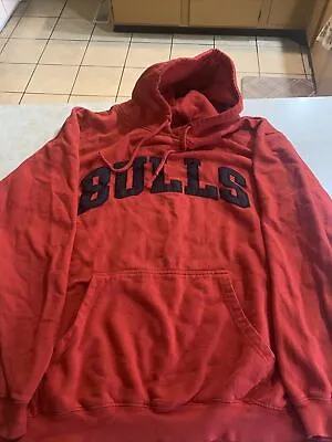 Vintage NBA Chicago Bulls Hoodie Red Size Large  • $24.99
