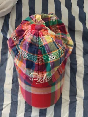 Polo Ralph Lauren Madras Cap • $100