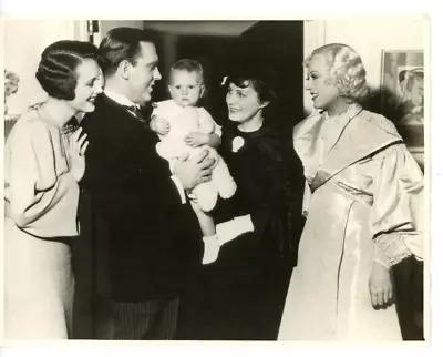 Vintage 7x9 Publicity Photo Mary Astor Pat O'Brien & Family Marion Davies  1935 • $19.99