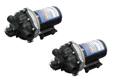 $203.99 • Buy (2) EVERFLO EF4000 12 Volt 4.0 GPM Diaphragm Water Pump 60psi Sprayer, Boat, RV