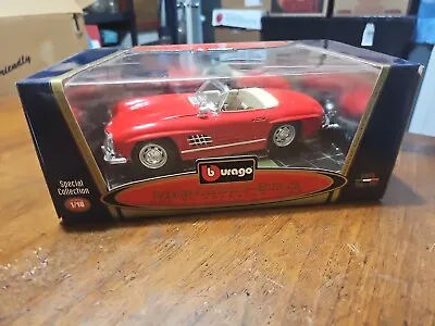 Burago - Mercedes-Benz 300 SL Roadster (1957) (1:18) • $30