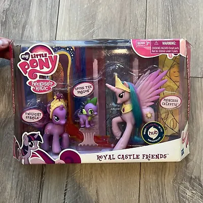 My Little Pony G4 Royal Castle Friends Twilight  Spike & Celestia New Sealed • $49.99