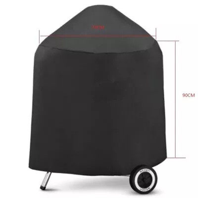 96×70CM Waterproof Round Kettle BBQ Grill Barbecue Cover Outdoor Garden Patio UK • $36.95