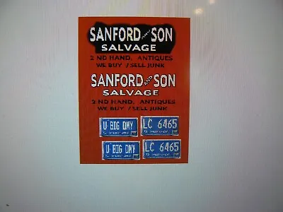 Sanford And Son TV Show Pick Up Truck Decals  1:18 • $14.99