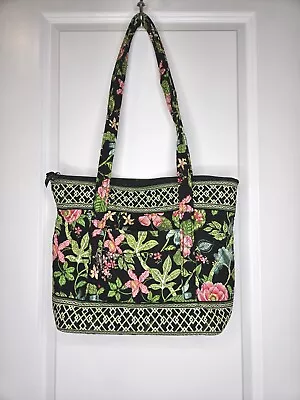 Vera Bradley Tote Bag Botanica Retired Print Floral Quilted • $28