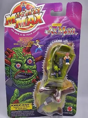  1993 Mighty Max Toy Hammers AX MAN BY MATTEL Vintage Bluebird New In Package  • $63.99
