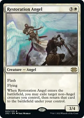 Restoration Angel Double Masters 2022 NM White Rare MAGIC MTG CARD ABUGames • $1.36