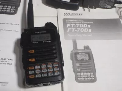 Yaesu FT-70DR C4FM FDMA / FM 144/430 MHz Dual Band 5W Handheld Transceiver • $155