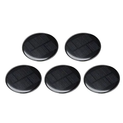 5Pcs 4V 80mA Poly Mini Round Solar Cell Panel Module For Phone Toys Charger • $11.76