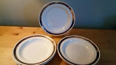 £22 • Buy Antique Burgess & Leigh, Burleigh Ware Set Of 5 Soup Plates, 21.5cm