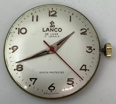 Gents Lanco De Luxe Watch Movement. Working. • £10