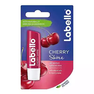 24x Labello Fruity Shine Cherry Lip Balm 4.8g / 0.17oz • $107.99