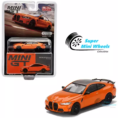 Mini GT 1:64 BMW M4 M-Performance (G82) Fire Orange #526 • $12.99