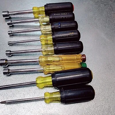 Klein Tools Assorted Set Of Nut And Screw Drivers - MADE In USA • $34