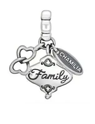 Authentic 925 Sterling Silver Gift Of FAMILY European Dangle Charm Bead • $18.95