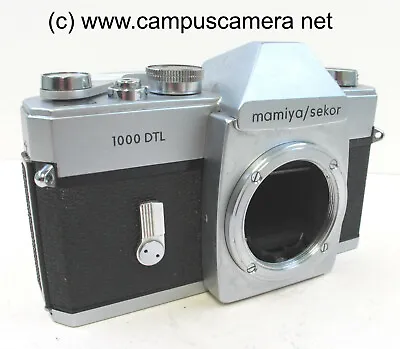 Mamiya Sekor 1000 DTL 35mm SLR Body Vintage 1966  Parts Camera / Non-Operational • $15