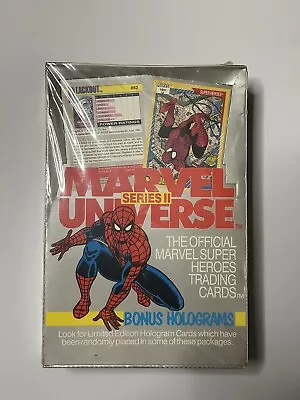 1991 Impel Marvel Universe Series 2 II Cards Factory Sealed Box 36 Packs E5358 • $50.07