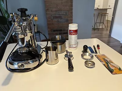 La Pavoni Professional Espresso Machine W/Accessories (Pre-Millennium) • $875