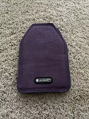 Le Creuset WINE BOTTLE Cooler SLEEVE Chiller Purple Original Screwpull Design • £20.64