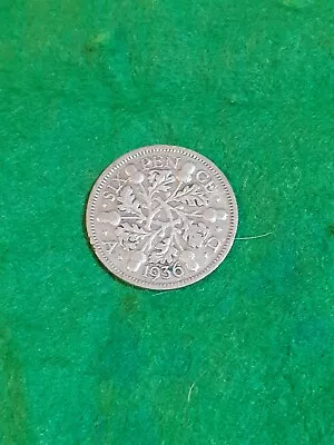 £0.99 • Buy George V 1936 Sixpence