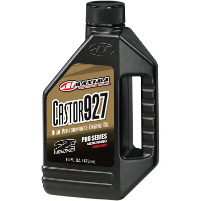 Maxima Racing Oil Castor 927 2-Stroke Motorcycle ATV Premix Oil (1 Pint) 23916 • $20.98