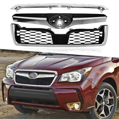 For 2014-2018 Subaru Forester Front Chrome Factory Style Grille Grill Assembly • $48