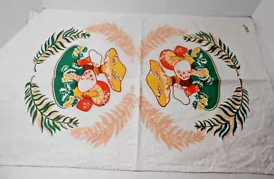 Vintage Kitchen Towel Linda Brand Mushrooms Collectible Linens 16  By 24  • $14.99