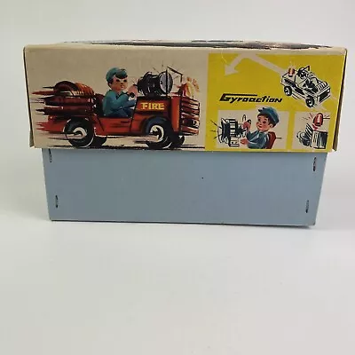 Gyro Action Fire Alarm Truck Vintage 1960s Battery Operated W Box • $26