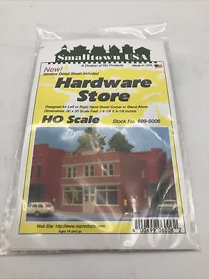 Smalltown Hardware Store Kit - HO Scale Model Railroad Building - #6006 • $18.10