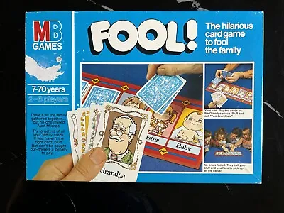 MB Games Fool - 1981 - Complete - Retro - Board Game • £10.99