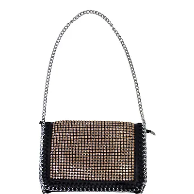 £25.99 • Buy Shinny Diamante Nightout Shoulder Bag Women Chain Pattern Crossbody Handbag 2146