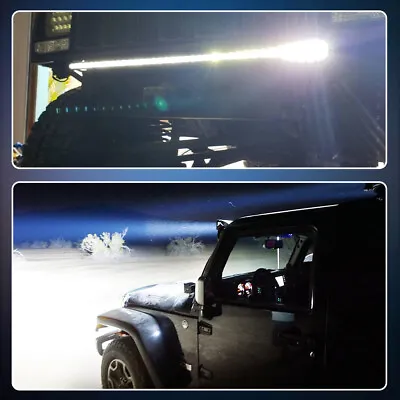 10  20  30  Slim LED Light Bar Spot Flood Combo Work Offroad SUV Driving ATV • $30.99