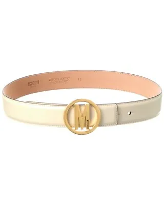 Moschino Logo Leather Belt Women's • $161.99